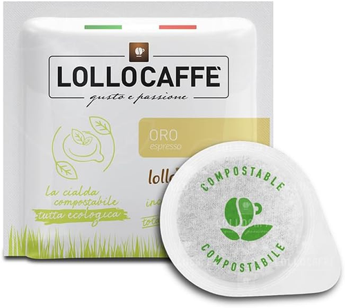 LOLLO CAFFE' CIALDE in CARTA ESE 44MM MISCELA ORO MOKONA/TAZZONA COMPATIBILI (15 - Foto 12 di 12