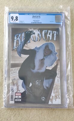 Black Cat #2 Adam Hughes 1:50 Ratio Variant CGC 9.8 - 2021 - Marvel Comics