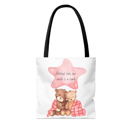 Without love, our earth is a tomb - Robert Browning - Tote Bag - Picture 3 of 5