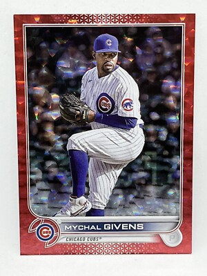 2022 Topps Update Mychal Givens Orange Foil /299 Chicago Cubs US140