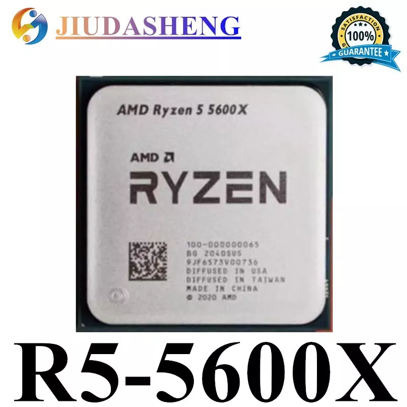 AMD Ryzen 5 5600X CPU 3.7 4.6GHz 6CORE 12Thr Socket AM4 65W