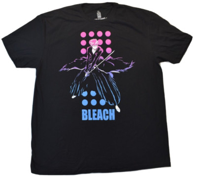 Ripple Junction Mens Bleach Ichigo With Ombre Circles T-Shirt New XL