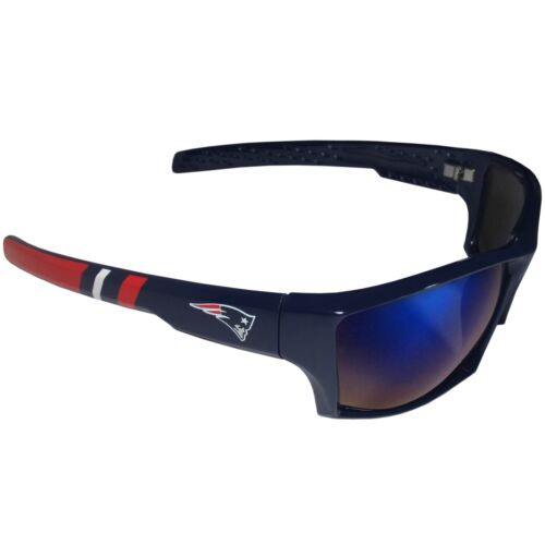 Occhiali da sole New England Patriots Edge Wrap con licenza ufficiale - Foto 2 di 3