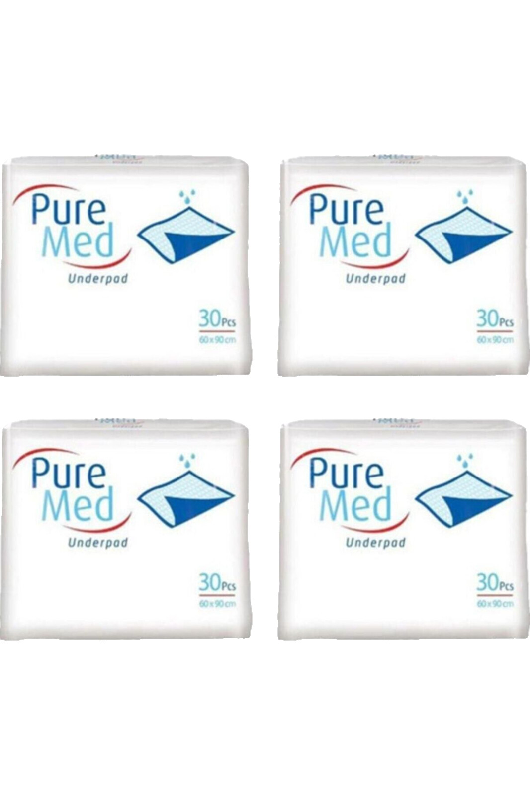Inkontinenz Bettschutz- Einweg Krankenunterlage 60x90cm 120Stück Puremed