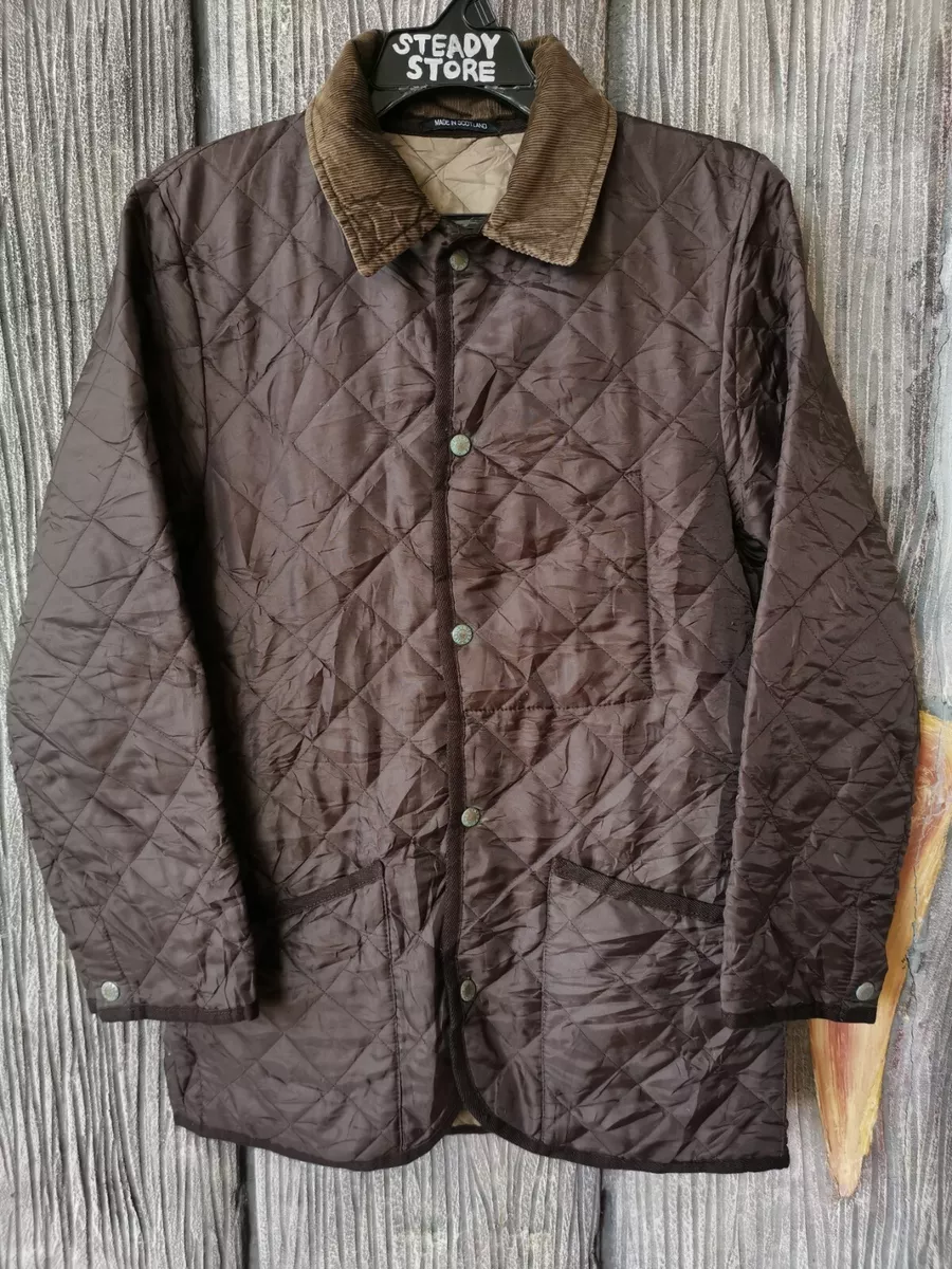 VINTAGE MACKINTOSH SCOTLAND X SHIPS JAPAN NYLON QUILTED MEN JACKET M