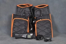 CLORIS Leg/Foot Massager for Circulation YK-G001 Black 4 Modes Compression Heat