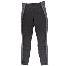 Athleta Highline Hybrid Ankle Pants Women's SIZE 6 Black Gray Tight Legging EUC