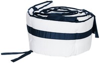 Baby Doll Modern Hotel Style Crib Bumper, Navy , New, Free Shipping on sale Baby Doll Modern Hotel Style Crib Bumper, Navy , New, Free Shipping on sale