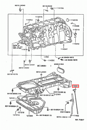 Genuine Cresta JZX93 JZX91 JZX90 1JZ GE 2JZ 1JZ Oil Level Indicator Dip Stick - Picture 14 of 19