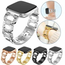 22MM Diamond Bling Metal Watch Band Strap Fr Fossil Q Founder Gen 1 / 2,Q Wander