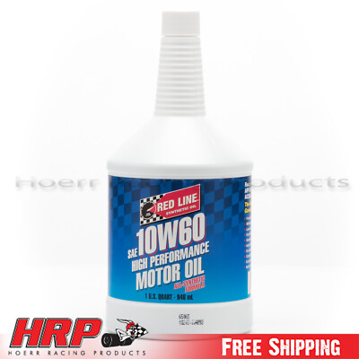 Red Line 11704 10W60 Synthetic Motor Oil - 1 Quart