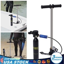 Portable Oxygen Air Tank Pump Equipment Underwater Breath Mini Scuba Diving Case