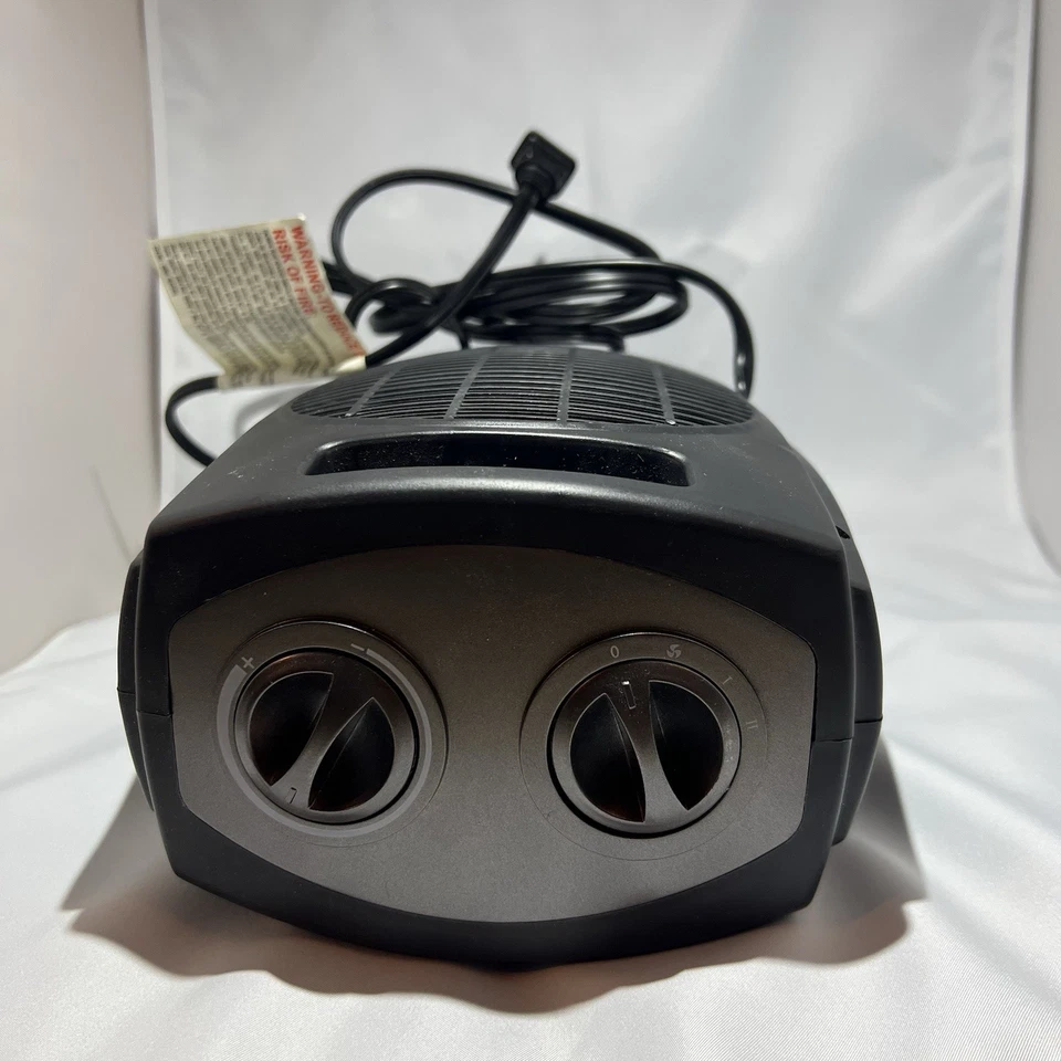 Calentador eléctrico portátil Duraflame de cerámica 1500 W #DFH-DH-14-T probado funcionando Foto 2 de 4