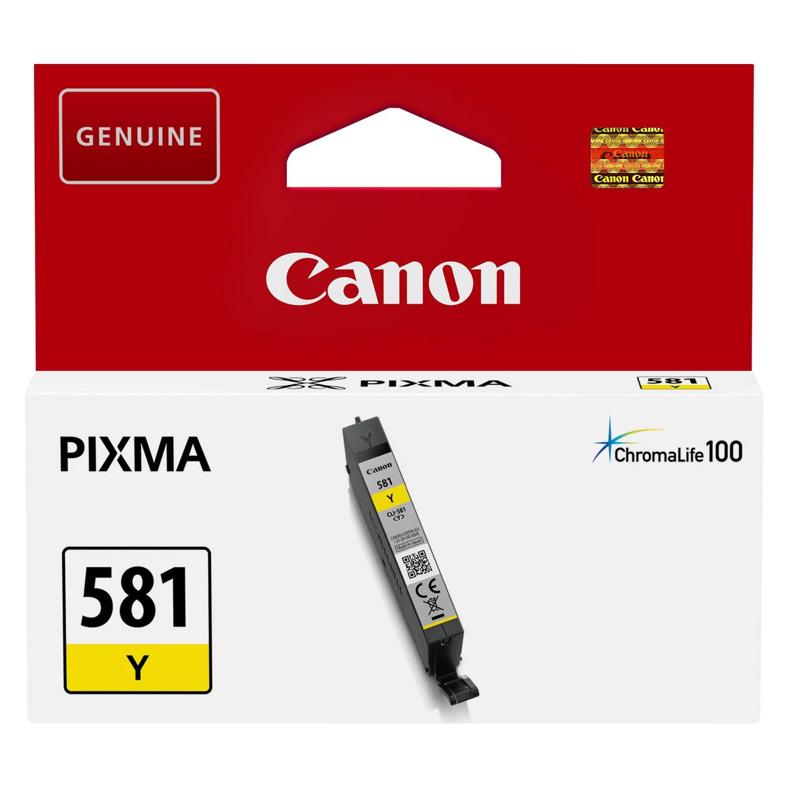 Canon CLI-581 Printer Ink Cartridge Yellow - 2105C001 for Pixma TS8252 - Image 2