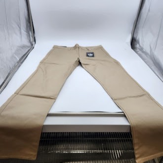 МУЖСКАЯ ДЖИНСОВАЯ ТКАНЬ ИЗ ЭЛАСТИЧНОГО ТРИКОТАЖА СРЕДНЕЙ ПЛОТНОСТИ BLUE ICE - РАЗМЕР: ДЛЯ МУЖЧИН 32 - КОРИЧНЕВЫЙ