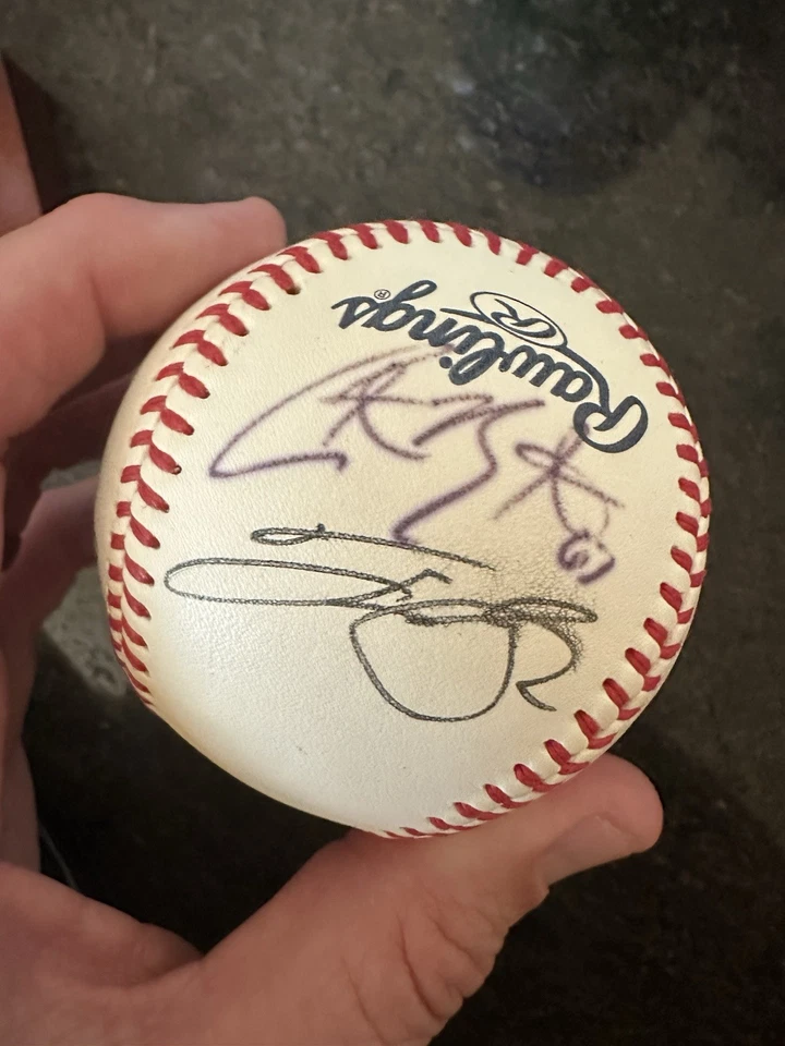 2012 Autografiado Nueva York-Penn League Béisbol Tyler Glasnow, Josh Bell Foto 3 de 4