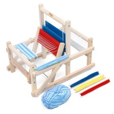 LAVIEVERT Wooden Multi-Craft Weaving Loom DIY Hand-Knitting Weaving Machine Inte