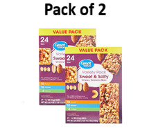 2 PK Great Value sweet  salty chewy granola Bars, Variety Pack, 1.2 oz.