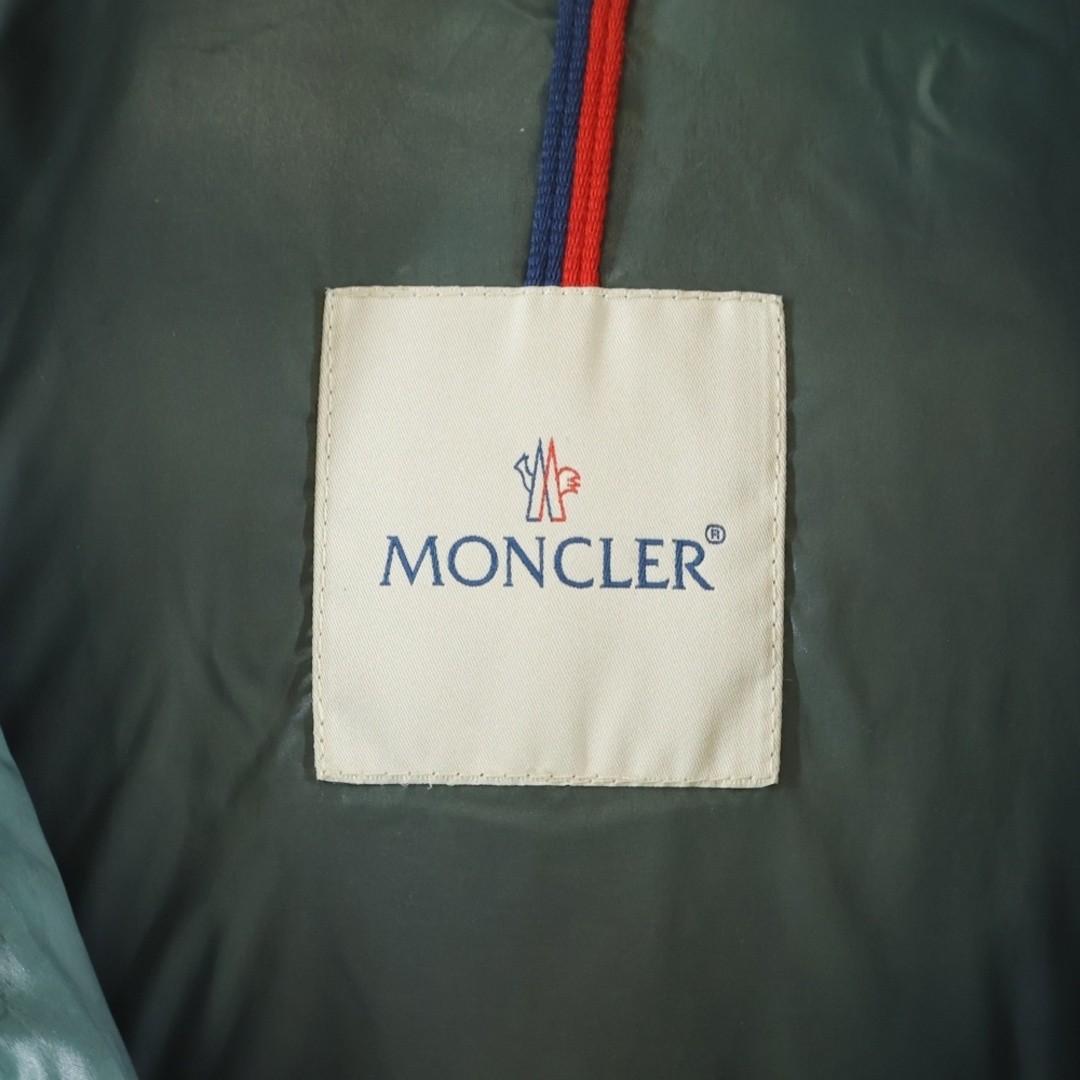 MONCLER MAYA Emblem Logo Hooded Zip Up Down Jacket Black 120914036605 58950 Used thumbnail 7