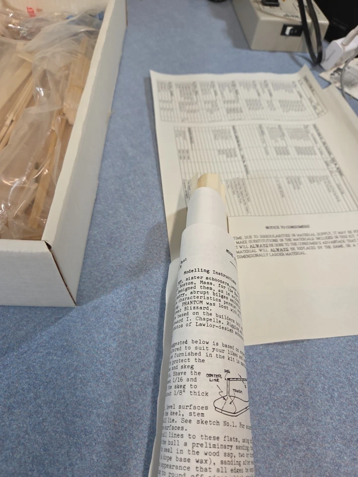 Model Shipways New York Pilot Boat Phantom 1868 - Wood -  New Boxed - Kit # 2027 - Image 3 of 4