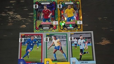 Panini Prizm 2022 FIFA World Cup Insert Lot (5) Messi Mbappé Pelé + More