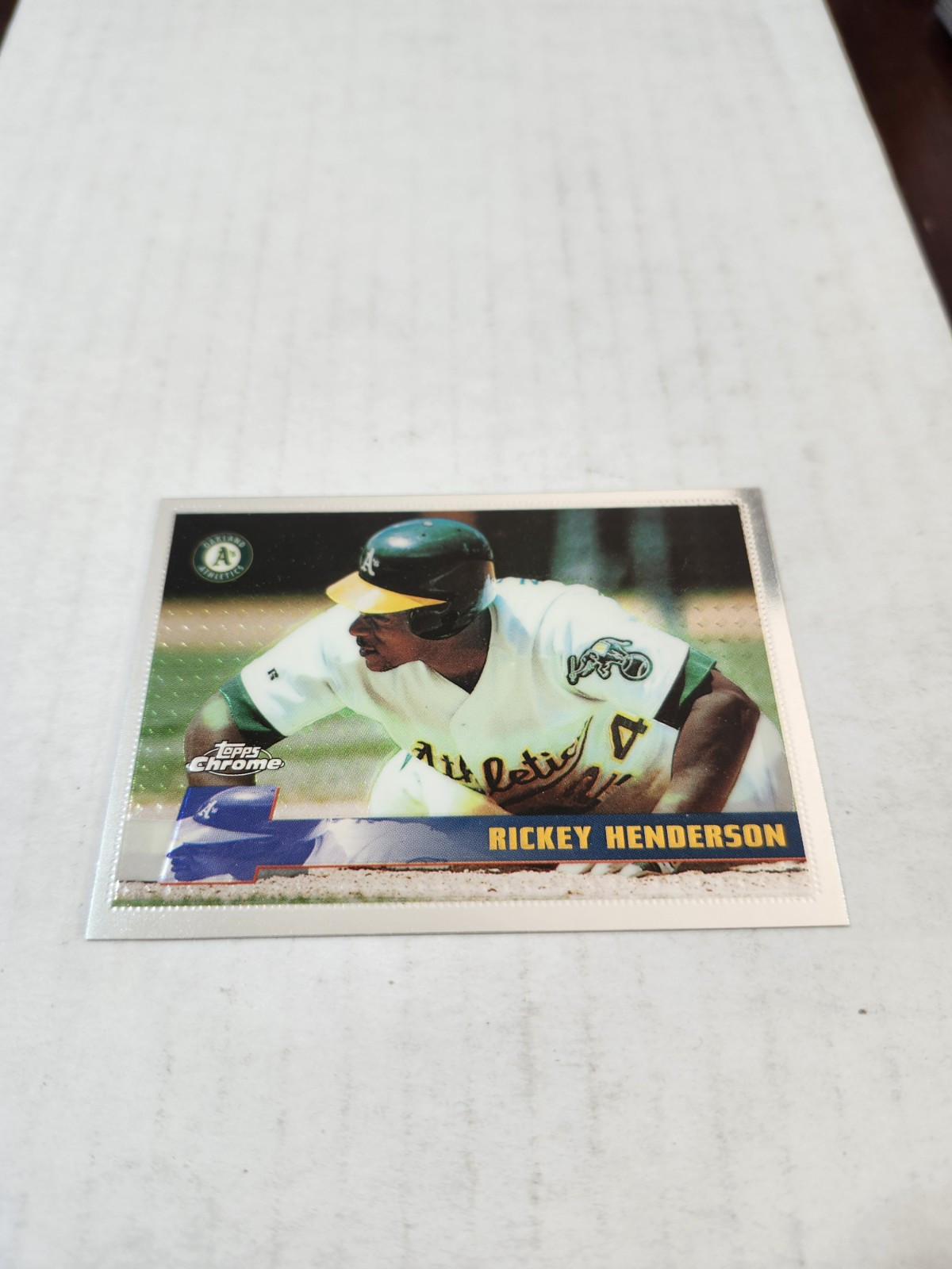 1996 Topps Chrome Rickey Henderson # 159