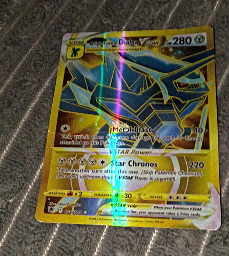 Pokemon TCG Origin Forme Dialga VSTAR 210/189 Astral Radiance Secret Holo