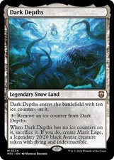 1x Dark Depths - Commander: Modern Horizons 3 - NM  -  MTG