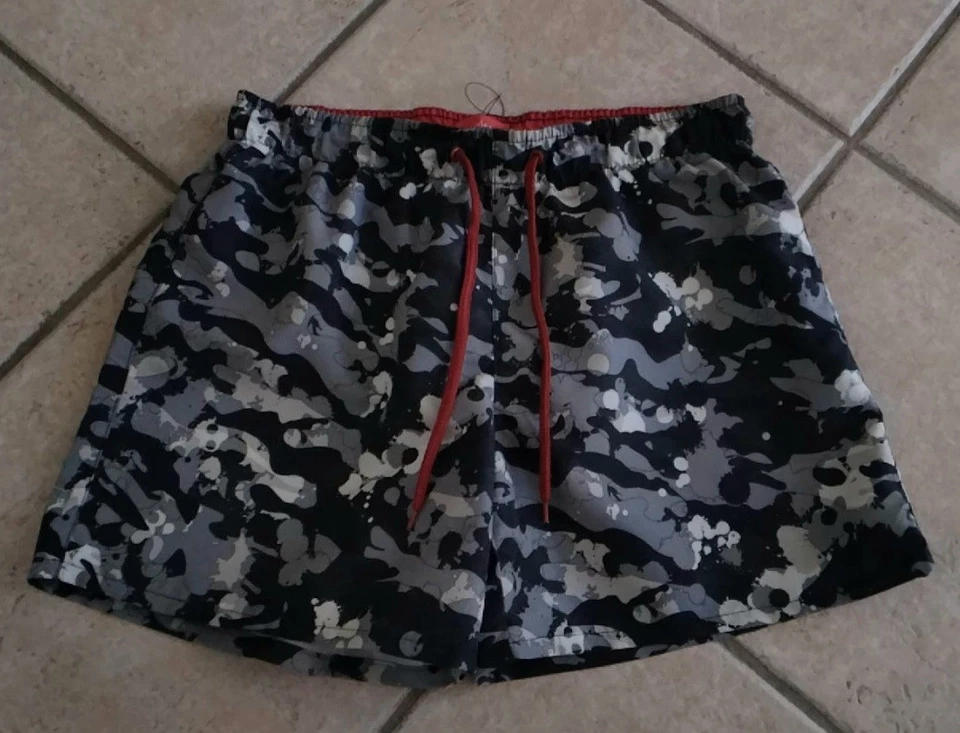 Short de bain gris motifs taille M Tissaia - Photo 4/4