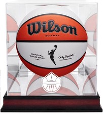 Seattle Storm Mahogany Basketball Display Case