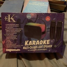 EASY KARAOKE EKS221BT Portable Bluetooth Karaoke System - Black