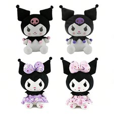 Kuromi & My Melody Plüschkissen Weiche Stoff...