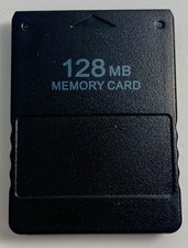 Generic Black Memory Card 128MB for Play Station 2 PS2