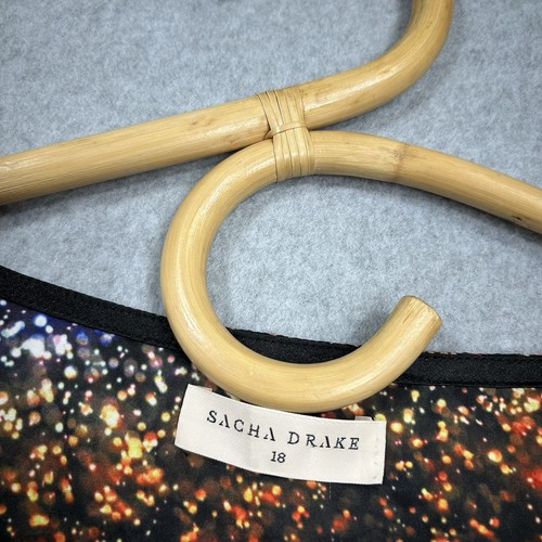 Sacha Drake Kimono Wrap Top Size 18 Flared Sleeves Cocktail Corporate Party - Picture 14 of 15