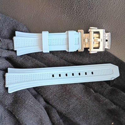 26mm Band Zenith Defy Skyline Baby Blue Ice 03.9300.3620/15.I001 Strap 41mm Case