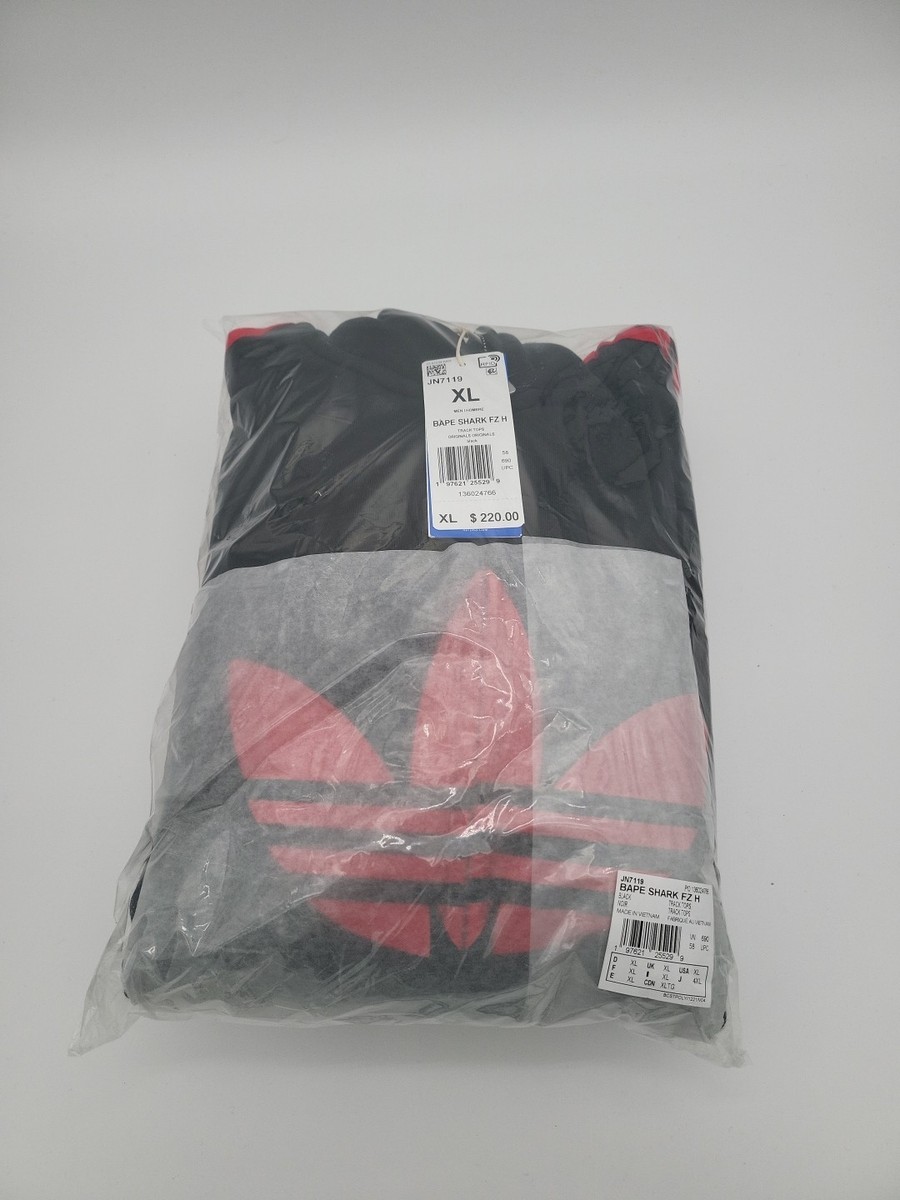 Bape Adidas Ultimate Shark Hoodie XL Bathing Ape Japan Black