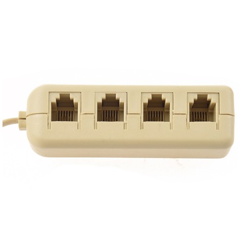 RJ11 6P4C vers 6P4C 4 voies fil téléphonique adaptateur séparateur compatible avec construction Bei3835 - Photo 3/4