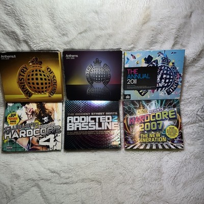 Addicted Bassline hard-core 2007 club extreme hard-core Ministry of Sound ect x6