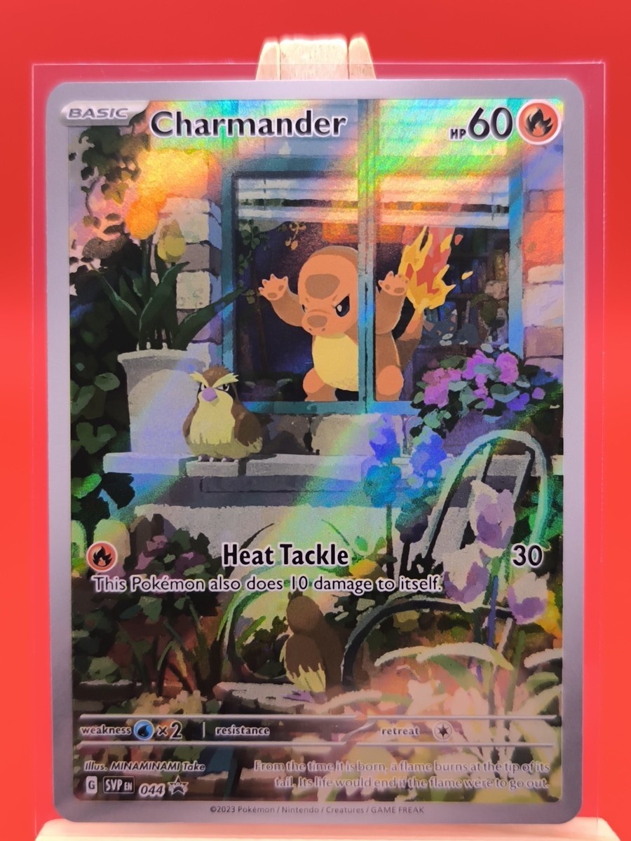 Charmander SVP044 Scarlet & Violet Illustration Rare Promo Pokemon