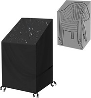 2Er Pack Gartenstuhl Abdeckung 420D Oxford Wasserdicht 65X65X80/120Cm