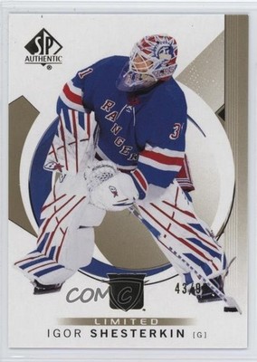 2024-25 SP Authentic Limited Gold 43/99 Igor Shesterkin #93 zi1