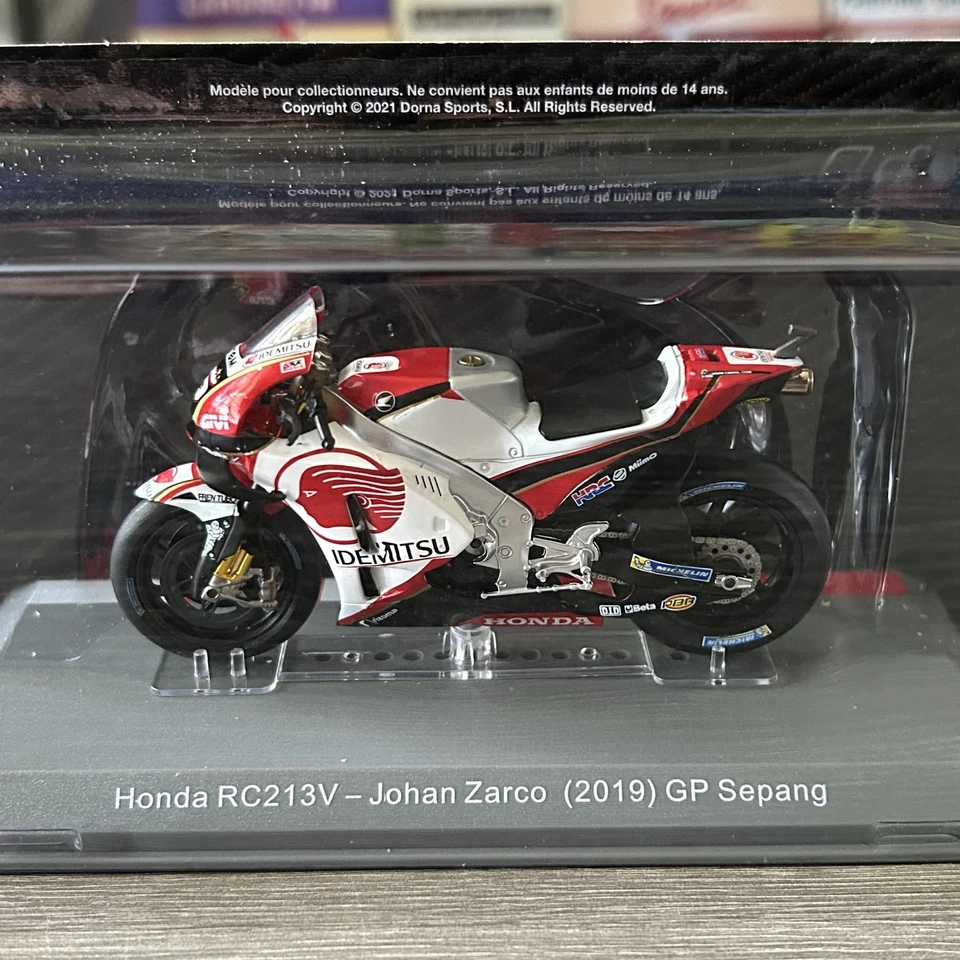 RARE Altaya 1/18 Honda RC213V Johan Zarco GP Sepang 2019 Neuf Blister - Photo 2/3