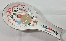 Rifle Paper Co Porcelain Nutcracker Spoon Rest NEW
