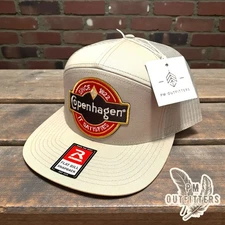 Retro Copenhagen 1822 Logo Embroidered Patch Richardson 168 7-Panel Trucker Hat