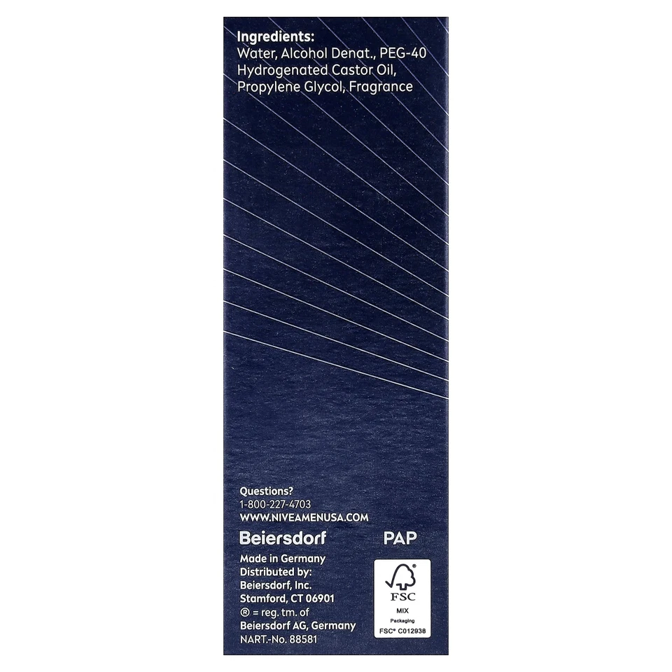 Hombres, Profundo, Refrescante e Hidratante Después del Afeitado, Vainilla y Bourbon, 3.3 fl oz (100 Foto 3 de 3