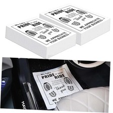 500Pcs Paper Floor Mats for Cars, Disposable White Automotive Floor 16" x 20"