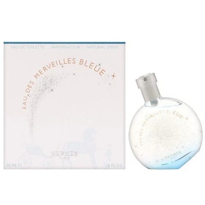 Hermes Eau Des Merveilles Bleue 1.6 oz EDT Perfume for Women New In SEALED BOX.