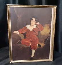 Vintage Ornate Gold Metal Picture Photo Frame 8X10 Easel Brown Tan Back