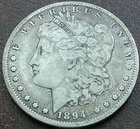 US 1894-O Morgan Dollar  **