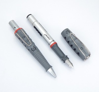 Rotring Core Gray Ballpoint Pen & Fountain Pen - Vintage